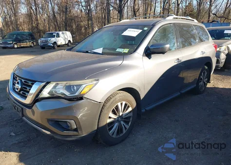 2017 Nissan Pathfinder Sl z USA, uszkodzony, nr VIN 5N1DR2MM6HC618400
